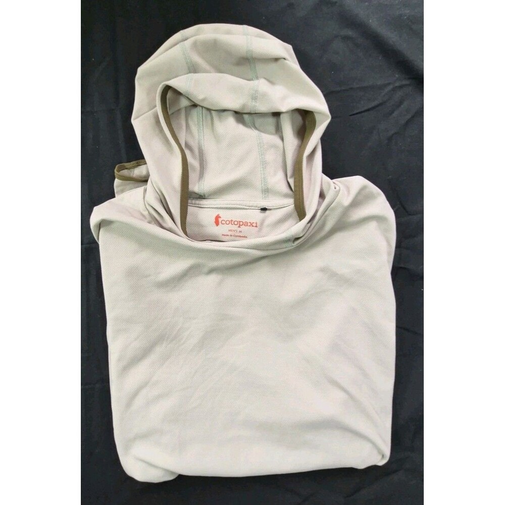 Cotopaxi Sombra Sun Hooded Shirt Men's Size M UPF 50 Sea Foam Green Long Sleeve